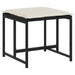 Set mobilier de grădină cu perne, 9 piese, negru, poliratan - WALTI WALTI