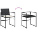 Set mobilier de grădină cu perne, 9 piese, negru, poliratan - WALTI WALTI