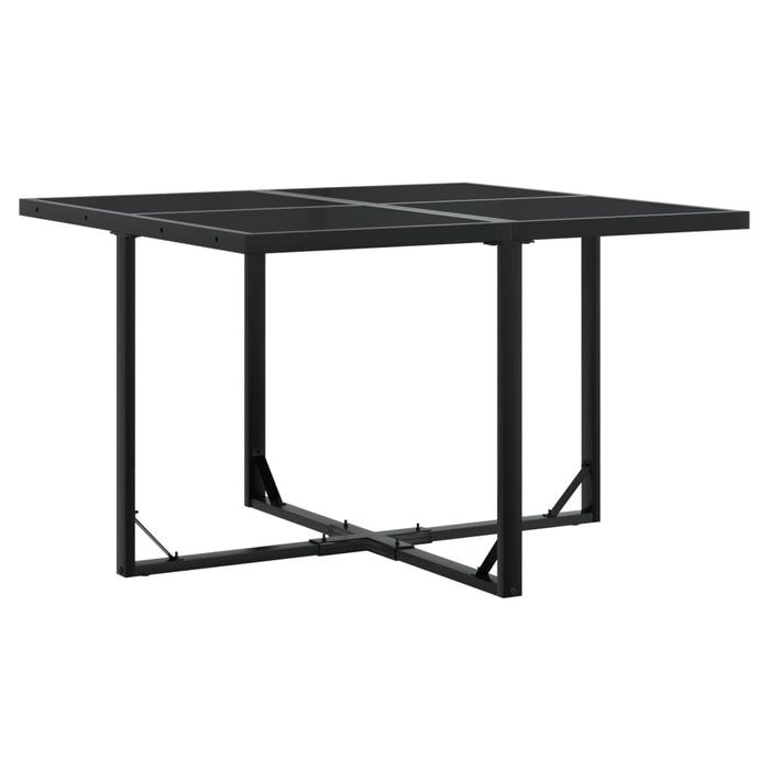 Set mobilier de grădină, 5 piese, cu perne, negru, textilenă - WALTI WALTI