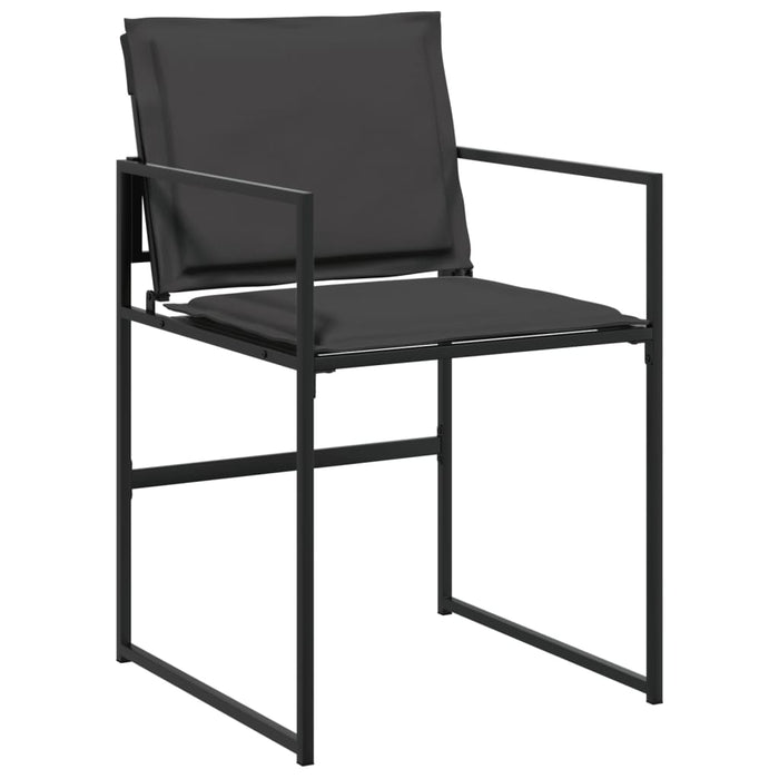 Set mobilier de grădină, 5 piese, cu perne, negru, textilenă - WALTI WALTI