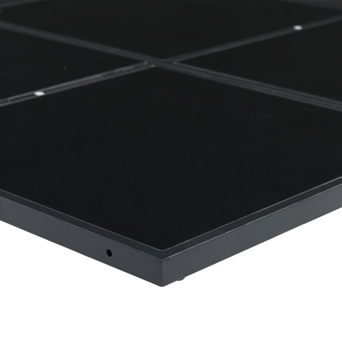 Set mobilier de grădină, 5 piese, cu perne, negru, textilenă - WALTI WALTI