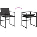 Set mobilier de grădină, 13 piese, cu perne, negru, textilenă - WALTI WALTI