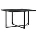 Set mobilier de grădină, 9 piese, cu perne, negru, textilenă - WALTI WALTI