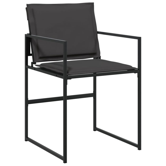 Set mobilier de grădină, 11 piese, cu perne, negru, textilenă - WALTI WALTI