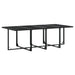 Set mobilier de grădină, 13 piese, cu perne, negru, textilenă - WALTI WALTI