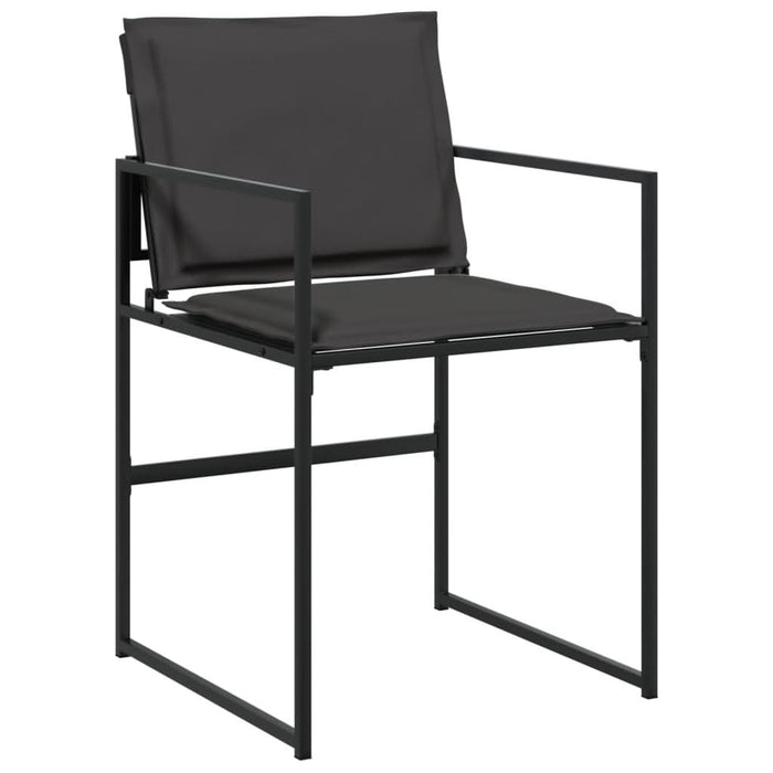 Set mobilier de grădină, 15 piese, cu perne, negru, textilenă - WALTI WALTI