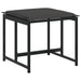 Set mobilier de grădină, 9 piese, cu perne, negru, textilenă - WALTI WALTI