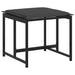 Set mobilier de grădină, 11 piese, cu perne, negru, textilenă - WALTI WALTI
