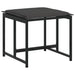 Set mobilier de grădină, 13 piese, cu perne, negru, textilenă - WALTI WALTI