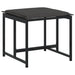 Set mobilier de grădină, 17 piese, cu perne, negru, textilenă - WALTI WALTI