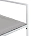Set mobilier de grădină, 5 piese, cu perne, alb, textilenă - WALTI WALTI