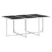 Set mobilier de grădină, 11 piese, cu perne, alb, textilenă - WALTI WALTI
