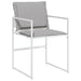 Set mobilier de grădină, 11 piese, cu perne, alb, textilenă - WALTI WALTI