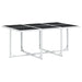 Set mobilier de grădină, 7 piese, cu perne, alb, textilenă - WALTI WALTI