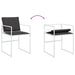 Set mobilier de grădină, 11 piese, cu perne, alb, textilenă - WALTI WALTI