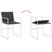 Set mobilier de grădină, 11 piese, cu perne, alb, textilenă - WALTI WALTI