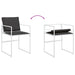 Set mobilier de grădină, 13 piese, cu perne, alb, textilenă - WALTI WALTI