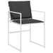 Set mobilier de grădină, 9 piese, cu perne, alb, textilenă - WALTI WALTI