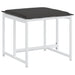 Set mobilier de grădină, 9 piese, cu perne, alb, textilenă - WALTI WALTI