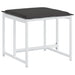 Set mobilier de grădină, 11 piese, cu perne, alb, textilenă - WALTI WALTI