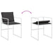 Set mobilier de grădină, 11 piese, cu perne, alb, textilenă - WALTI WALTI