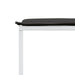 Set mobilier de grădină, 11 piese, cu perne, alb, textilenă - WALTI WALTI