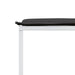Set mobilier de grădină, 13 piese, cu perne, alb, textilenă - WALTI WALTI