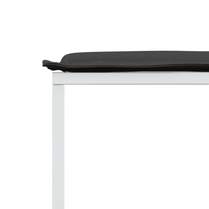 Set mobilier de grădină, 15 piese, cu perne, alb, textilenă - WALTI WALTI