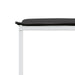 Set mobilier de grădină, 15 piese, cu perne, alb, textilenă - WALTI WALTI