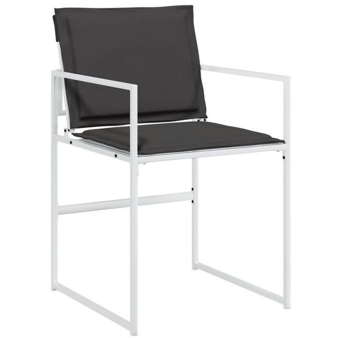 Set mobilier de grădină, 17 piese, cu perne, alb, textilenă - WALTI WALTI