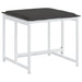 Set mobilier de grădină, 17 piese, cu perne, alb, textilenă - WALTI WALTI