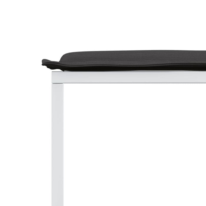 Set mobilier de grădină, 17 piese, cu perne, alb, textilenă - WALTI WALTI