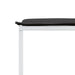 Set mobilier de grădină, 17 piese, cu perne, alb, textilenă - WALTI WALTI