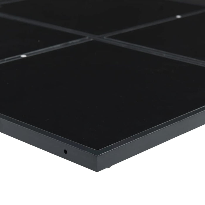 Set mobilier de grădină, 5 piese, negru, textilenă - WALTI WALTI