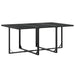 Set mobilier de grădină, 7 piese, negru, textilenă - WALTI WALTI