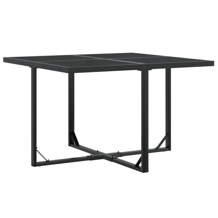 Set mobilier de grădină, 9 piese, negru, textilenă - WALTI WALTI