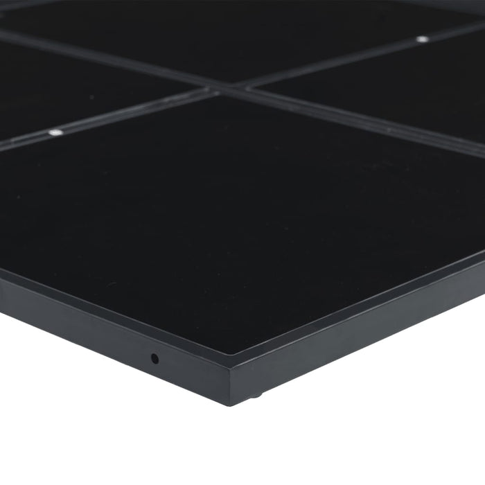 Set mobilier de grădină, 11 piese, negru, textilenă - WALTI WALTI