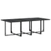 Set mobilier de grădină, 13 piese, negru, textilenă - WALTI WALTI