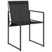 Set mobilier de grădină, 17 piese, negru, textilenă - WALTI WALTI