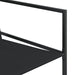 Set mobilier de grădină, 17 piese, negru, textilenă - WALTI WALTI