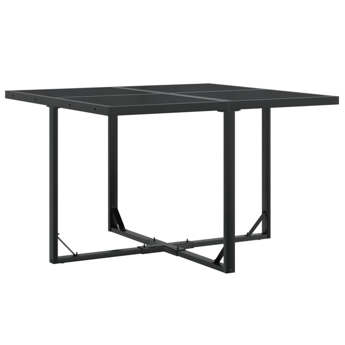 Set mobilier de grădină, 9 piese, negru, textilenă - WALTI WALTI