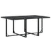 Set mobilier de grădină, 11 piese, negru, textilenă - WALTI WALTI