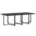 Set mobilier de grădină, 13 piese, negru, textilenă - WALTI WALTI