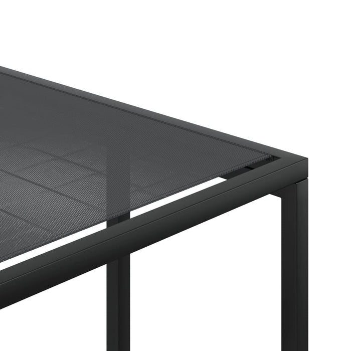 Set mobilier de grădină, 15 piese, negru, textilenă - WALTI WALTI