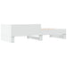 Cadru de pat, alb, 100x200 cm, lemn prelucrat - WALTI WALTI
