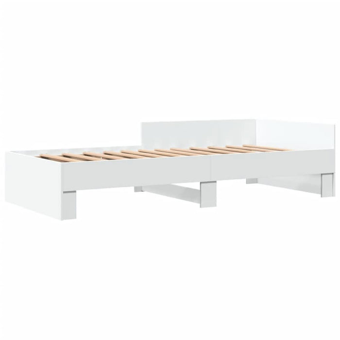 Cadru de pat, alb, 75x190 cm, lemn prelucrat - WALTI WALTI