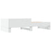 Cadru de pat, alb, 75x190 cm, lemn prelucrat - WALTI WALTI