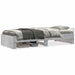 Cadru de pat, gri beton, 75x190 cm, lemn prelucrat - WALTI WALTI
