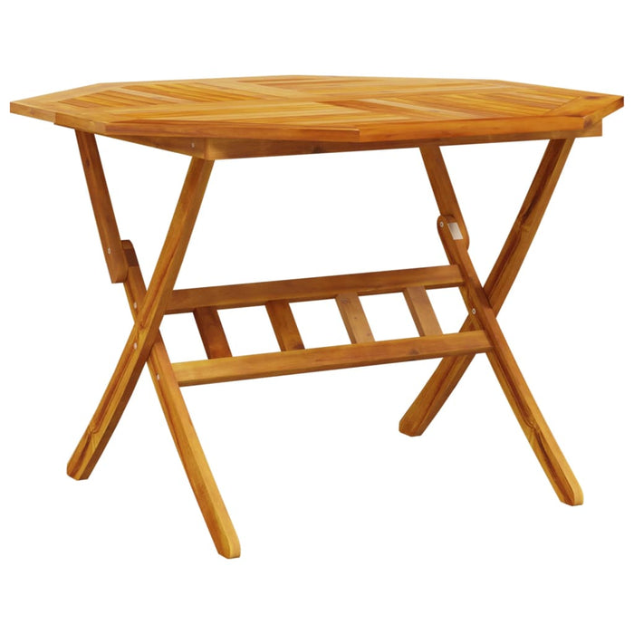 Set mobilier de grădină pliabil, 5 piese, lemn masiv de acacia - WALTI WALTI