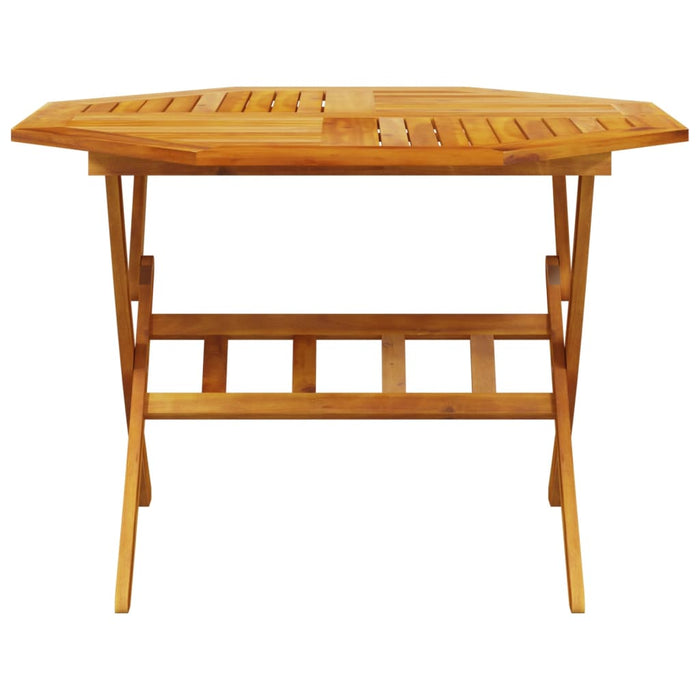 Set mobilier de grădină pliabil, 5 piese, lemn masiv de acacia - WALTI WALTI